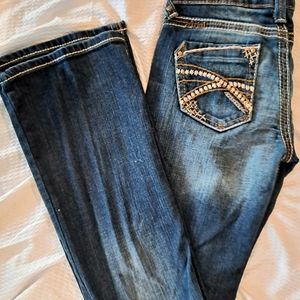 Womens Ariat Bootcut Jeans 26R Thick Stitch